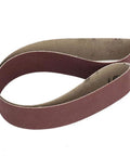 533 X 30 mm Alumina Sanding Belts Set, 10 Pcs, 400 600 800 1000 Grits, single belt close-up