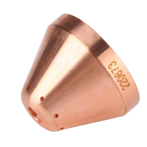 Precision Engineered Plasma Cup Caps Replace 220673 For Thermal Dynamics Cutting Torch, 25mm copper cap for stable arc.