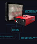 8500W UV LED Curing Lamp For Resin 3D Printer featuring control panel and cooling design for uniform energy distribution.