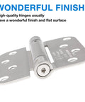 4 Inch Self Closing Door Hinges 3 Pack Matte Black Spring Loaded Hinge Kit For Residential Doors And Gates Easy Install
