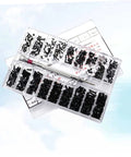 Miniature Screw Assortment Kit With 18 Sizes In Transparent Storage Case Flat Head Round High Hardness Tiny Screws For Glasses