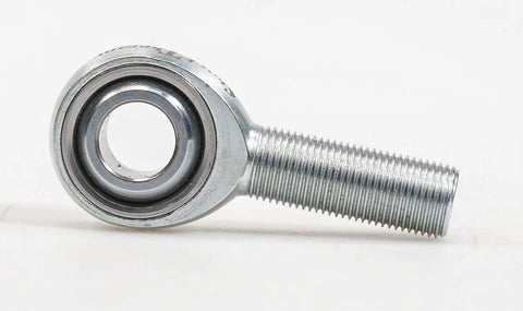 Heavy Duty Race Grade Rod End Constructed From Tough 4130 Chromoly Steel Offering A 5/8 Male Right Thread And 5/8 Inch Cross Bore side view close-up