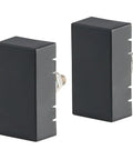 Two black Magnet Switch For Sliding Gate Opener Replacement Magnetic Limits Two Pack Gate Magnets For Home Garage