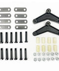 Heavy Duty Tandem Trailer Axle Shackle Kit For Double Eye Springs Fits 3500 To 5200 Pound Axles includes hardware components