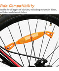 Two Pairs Universal Bike Wheel Reflectors For All Bikes High Visibility Spoke Covers To Boost Ride Safety At Night And Stay Seen