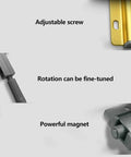 Heavy Duty Magnetic Push Latch Set For Doors And Cabinets 2 Pack Cabinet Touch Latches showing adjustable screw and powerful magnet