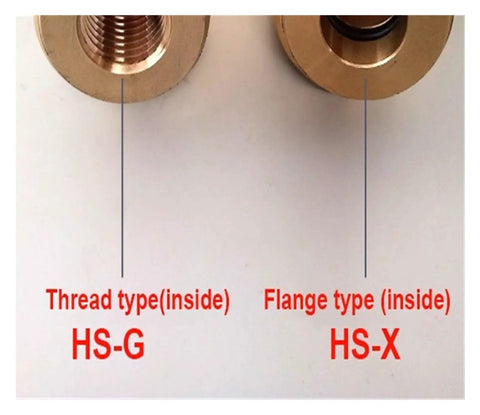 Brass Rotary Joint Swivel Connector Three Quarter Inch To One Quarter Inch Threaded Water Fitting Two Way Left Right Hand Pro Grade Heavy Duty Piping and Hydraulic System Connector For Oil Or Water Lines 50 To 120C, threaded and flange inside views