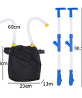 Backpack Spreader Sprayer For Garden And Farm Adjustable Output Granular Manure Applicator with PVC double handle and bag