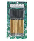 Replacement Crossbow Arrows 6.25 Inch Aluminum 12 Pack For 50-80 Lb Pistol Crossbows With Copper Shaft And Black Fletching