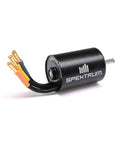 Firma 3650 4000Kv 4 Pole Sensorless Brushless RC Motor With 5mm Shaft 2S-3S LiPo Ready, side view with wires and connectors