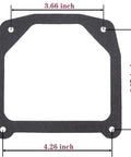 Valve Cover Gasket Set for 7000 Series Engines With Stamped Steel Covers Fits SV710 SV715 SV720 KT715 KT725 KT730 KT735 KT740 KT745 ZT710 19 20 21 22 23 24 25 26 HP Two Pack Heavy Duty Engine Gasket Replacement, 3.66 x 3.97 x 4.26 inch gasket