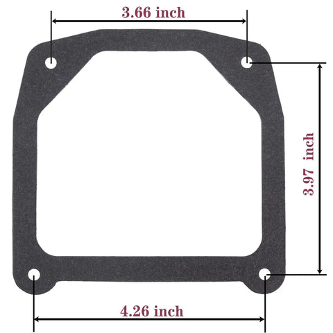 Valve Cover Gasket Set for 7000 Series Engines With Stamped Steel Covers Fits SV710 SV715 SV720 KT715 KT725 KT730 KT735 KT740 KT745 ZT710 19 20 21 22 23 24 25 26 HP Two Pack Heavy Duty Engine Gasket Replacement, 3.66 x 3.97 x 4.26 inch gasket