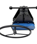 Dinenovate Tr-50 Manual Pipe Bender 1.5 Inch Tubing Roller with large anti-slip handwheel, rugged steel construction for pipe bending.