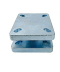 Beefy Heavy Duty Bearing Plate Turntable With 5000 Lb Rating, Smooth Swivel, Greaseable Bearing System for Industrial Workstations