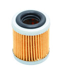 Heavy Duty Transmission Oil Cooler Filter Perfect For Nissan Altima Juke Rogue And Sentra Models Exact Fit Replacement For 2824A006 31726-1XF00, detailed view showing pleated design.