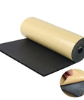 Top Shelf Closed Cell Neoprene Foam Sheet With Slick Grease Resistant Adhesive 12 By 59 By Quarter Inch Thick heavy duty foam roll for sound absorption.