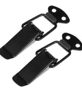 Universal Car Bumper Security Hook Lock Clips Quick Release Hooks For Trunk Bumpers And Fenders Must Have Black 80x28mm 2 Pack