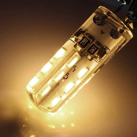 Illuminated G4 LED Bulbs BiPin Base Landscape Lights 12V 1.5W Warm White 3000K T3 Size 9mm By 35mm Non Dimmable Replacement