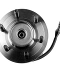 Front view of Front Wheel Bearing And Hub Assembly Six Lug 4WD With ABS Replacement Fits Ford F 150 2004 2005 Lincoln Navigator Mark LT