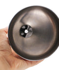 Pro Grade Aluminum Fencing Guard For Foil Epee And Saber Alternative Sword Guard Insulated Silver Grip Shield presented in hand view