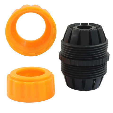 Fix Leaky Gums Fast With This Awesome 6 Piece Garden Hose Repair Kit For Seamless 5/8 Or 3/4 Inch Connections No Tools Needed Just Snap And Go To Save Your Summer Watering Projects Anywhere. Orange plastic hose repair fittings for 5/8 and 3/4 inch garden hoses