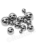 304 Stainless Steel Bearing Balls Set 300 Pieces In 12 Sizes For Machinery Automotive And Bicycle Repairs Pro Grade Precision Solid Bearings For Industrial Use, assorted polished balls