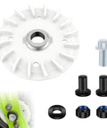 Dual Blade Mower Blade Replacement Kit With Nuts Bolts Washers For 21 Inch EGO Power Plus LM2130SP LM2150SP LM2160SP Mowers
