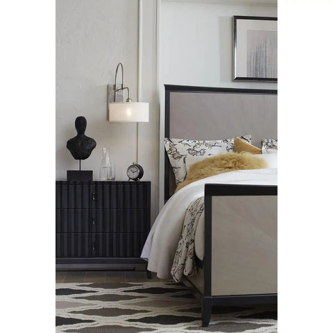 Kempsey Collection One-Light Swing Arm Wall Bracket Nickel Finish in bedroom, adjustable arm, modern industrial lighting