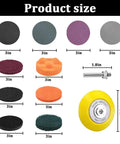 38 Piece Car Headlight Restoration Kit For Your Ride with 3 inch discs and pads, including polishing and sanding accessories