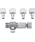 Airbrush Quick Connect Disconnect Adapter Kit With One Eighth Inch Fittings Quick Release Coupler Set Heavy Duty Metal Air Hose Connector