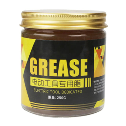 Industrial Grease For Hammer Bit Drills And Bearings 250G jar with yellow and black label