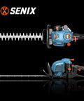 Gas Powered Hedge Trimmer With 26.5cc Engine, 22 Inch Cut Dual Action Blades for Clean, Fast Cuts on Thick Hedges and Shrubs