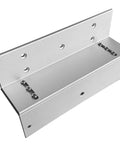 Z L Holder Stand Bracket For 600 Pound Magnetic Lock Indoor Doors Durable Aluminum Mount Kit Easy Install, side angle view