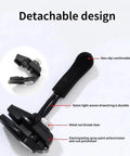 6-Piece Zipper Repair Kit With Removable Heads showing black interchangeable heads and non-slip handle for zippers