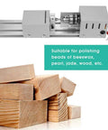 BACHIN mini wood lathe machine, metal body, DIY woodworking tool