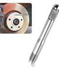 Stainless Steel Wheel Alignment Pin With M14x1.5 Thread used in car wheel hub showing knurled anti-slip handle and threaded end