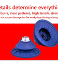 Serious Industrial Vacuum Suction Cups SAB22 Nitrile Rubber with ridged grip showcasing ribbed surface for reliable handling.