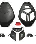 Replacement Key Fob Shell Case For Mitsubishi Eclipse 2006 2012 Endeavor 2006 2011 Galant 2006 2012 Lancer 2006 2013 Outlander 2007 2013 Keyless Entry Fob Cover Without Circuit Board Or Blade, Easy Blade Transfer, with screws and screwdriver visible