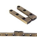 90 Degree Fold Flat Cabinet Hinge For Secure Furniture Storage And Slick Lids, zinc alloy hinge with pre-drilled holes, open view