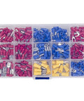 All In One 280 Pc Wire Terminal Crimp Connectors Kit Insulated Waterproof Spade Set For 22-10 AWG in storage case