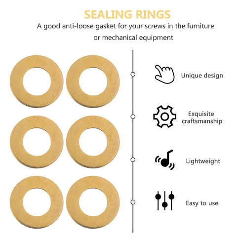 Top Tier 50 Pack Of 12 mm Brass Copper Flat Crush Sealing Washers For Electrical Connections And Mounting Applications With Heavy Duty Durability And Perfect Fit Hardware Fasteners You Need Today. Six brass copper sealing washers for furniture or mechanical equipment