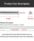 Diagram of 100Pcs 2Mm Stainless Steel Dowel Pins Shelf Support Pins Set For Furniture And Woodworking Beefy Heavy Duty Steel Fasteners