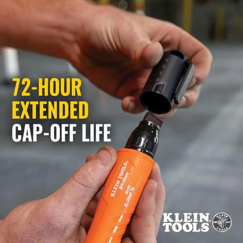 Opening XL Chisel Tip Permanent Marker For Multi Surface Jobsite Use Black Ink That Writes On Wet Oily And Dry Surfaces