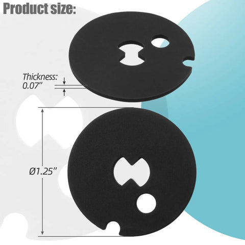 Water Softener Venturi Gasket Replacement For Kenmore Whirlpool Morton GE Durable Seal For Efficient Softening Easy Swap Fits A Wide Range of Models And Ecodyne Compatibility. 1.25in, 0.07in silica gel