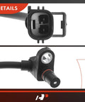 Boss Level Pair Of Front Driver And Passenger Abs Wheel Speed Sensors Designed For Dodge Ram 2500 And 3500 Trucks 2003 Through 2005 Four Wheel Drive close-up connectors detail