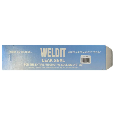 Radiator Cooling System Stop Leak Sealer 20 Grams 24 Vials For Weldit WS-1P USA Made box view