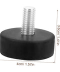 Single unit from 4 Pack Adjustable Rubber Shock Absorber Feet Pads For Noise Reduction And Vibration Control On Cabinets Tables And Appliances