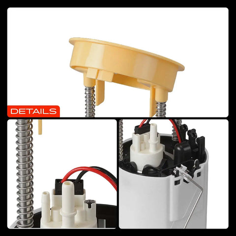 Right Side Electric Fuel Pump Assembly For Mercedes Benz Cls500 E320 E350 4Pin Non Pzev Gas Tank with detailed internal view.