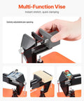 Multi-function vise from Magnetic Helping Hands Soldering Station with adjustable jaws for electronics repair and DIY.