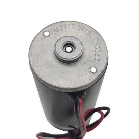 Top view of Beefy 12V 24V DC Planetary Gear Motor With High Torque Low Noise Long Life Reversible Adjustable Speed Geared 98 RPM At 12V 28 Kg Cm